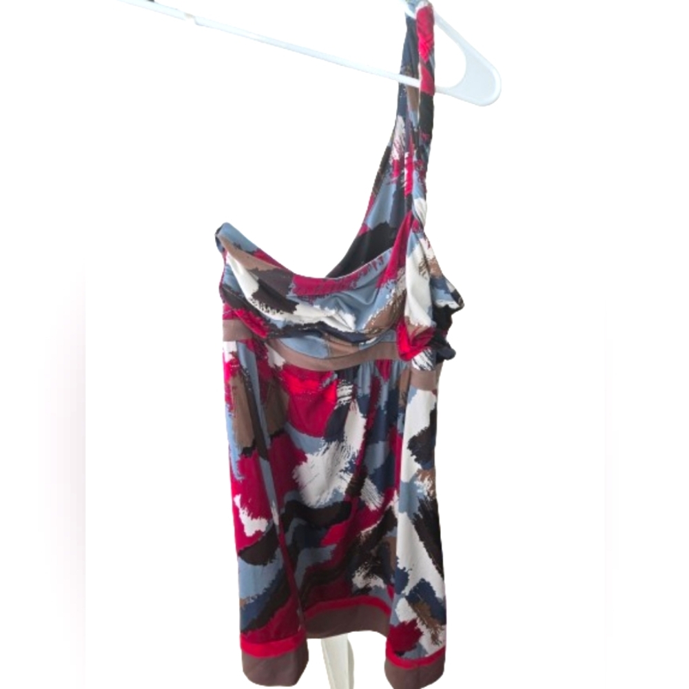 || Bcbg Maxazria: Multi Colored Pattern One Strap… - image 2